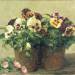 Still Life of Pansies and Daisies